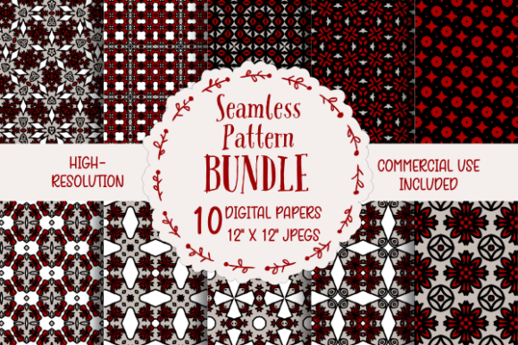 Download Seamless Pattern Bundle - Digital Paper - Paper Collection