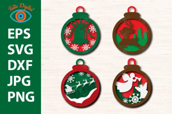 Download 3d Layered Christmas Design - Layered christmas design Collection