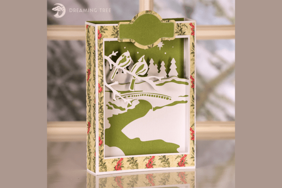 Download Cardinals Paperscape Box Card SVG - Paper Collection