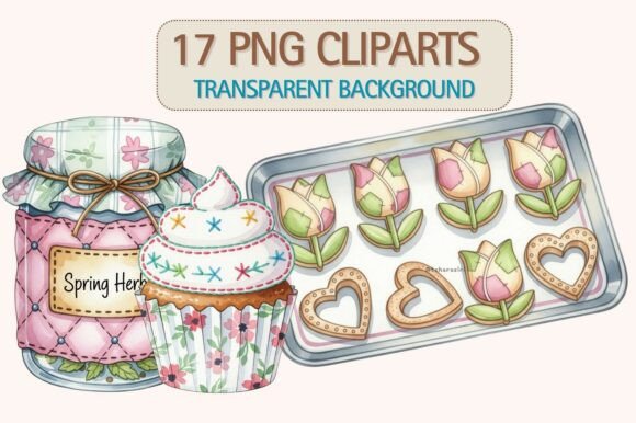 Download Spring Cozy Kitchen Clip Art - Spring Collection