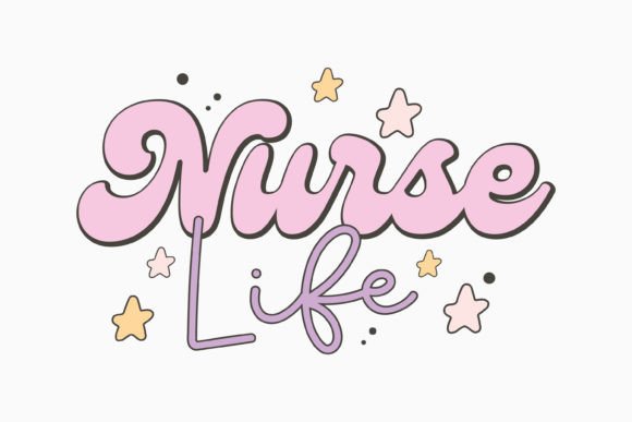 Download Retro Nurse Life Quote SVG Design - Life quote svg Collection