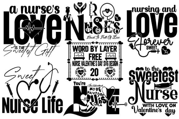 Download Free 20 Nurse Valentine SVG Designs - Valentine svg Collection